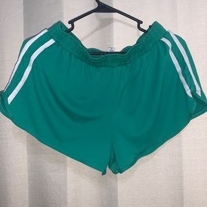 Green soft shorts- Eye Candy-Medium